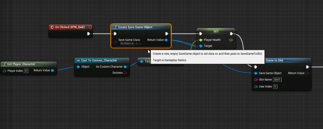 Blueprint: create save