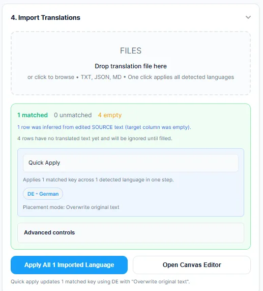 Export Formats