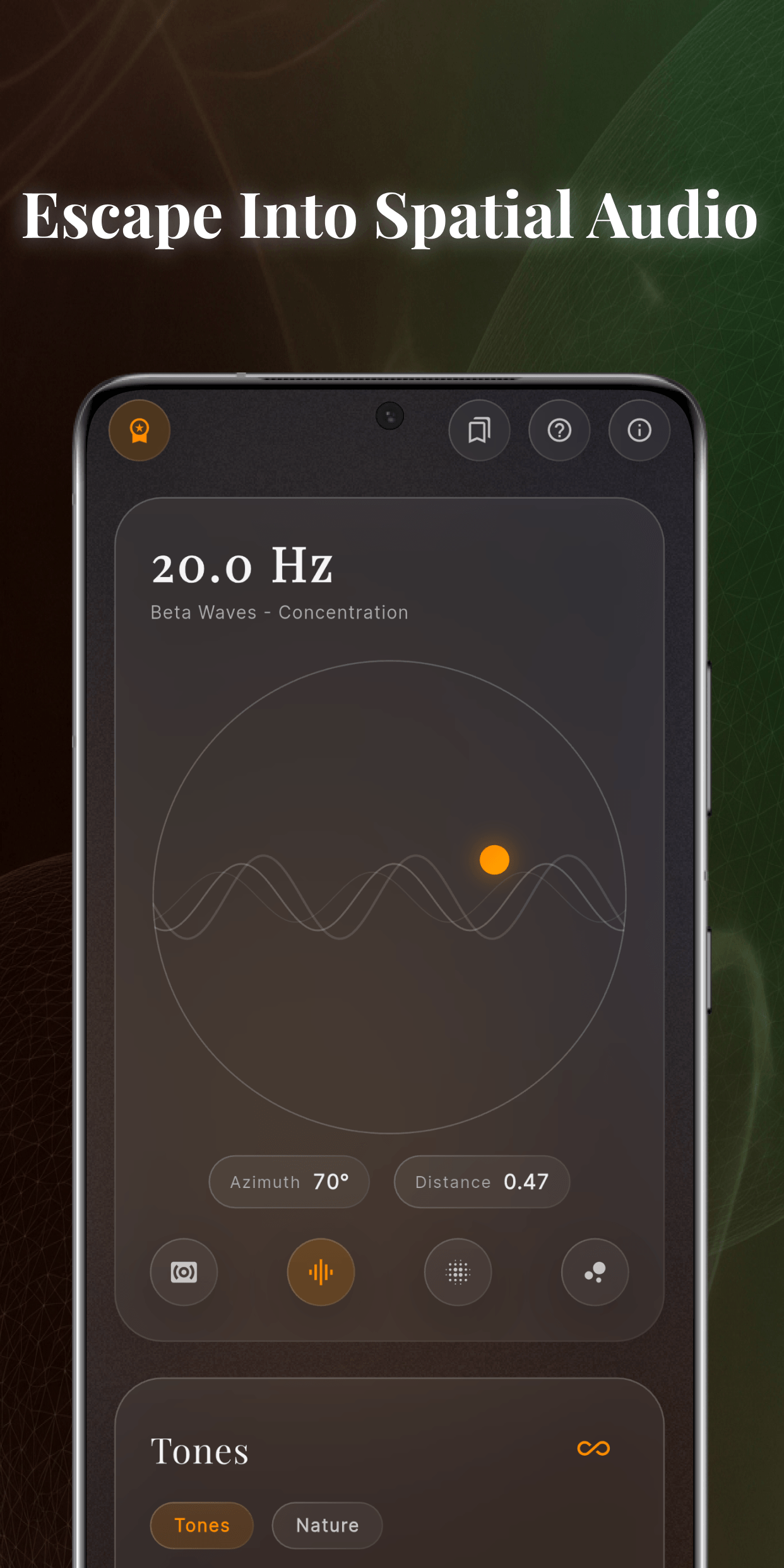 360° Spatial Audio Control Interface