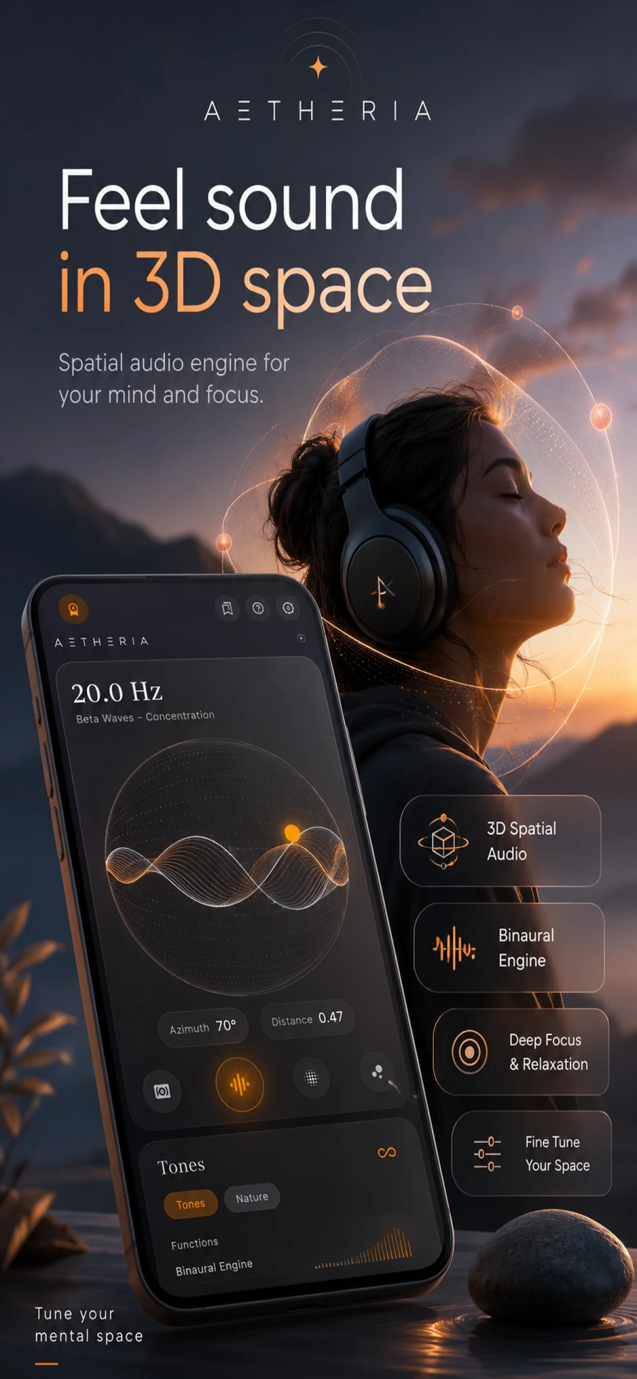 Aetheria spatial audio interface