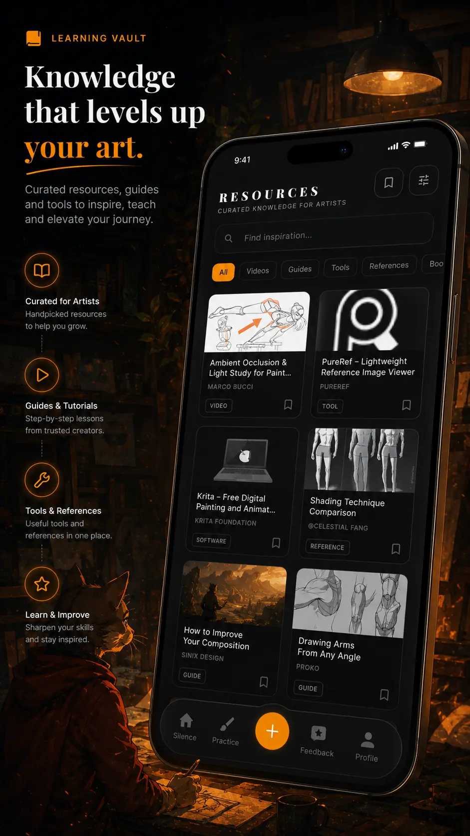 Coartist resources view