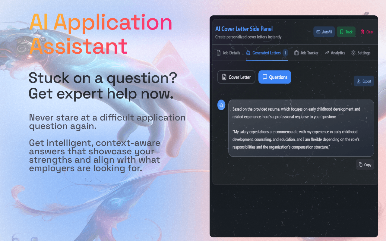 AI application assistant