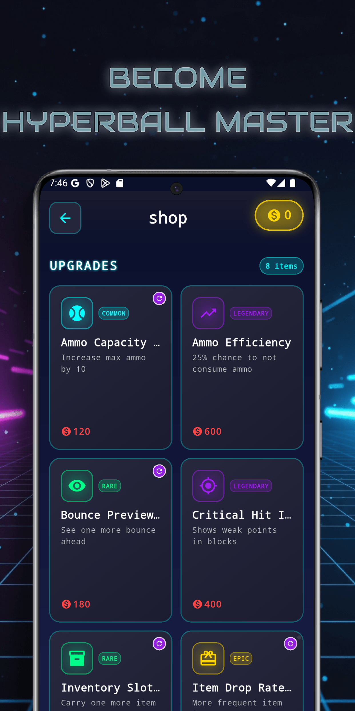 Become Hyperball Master