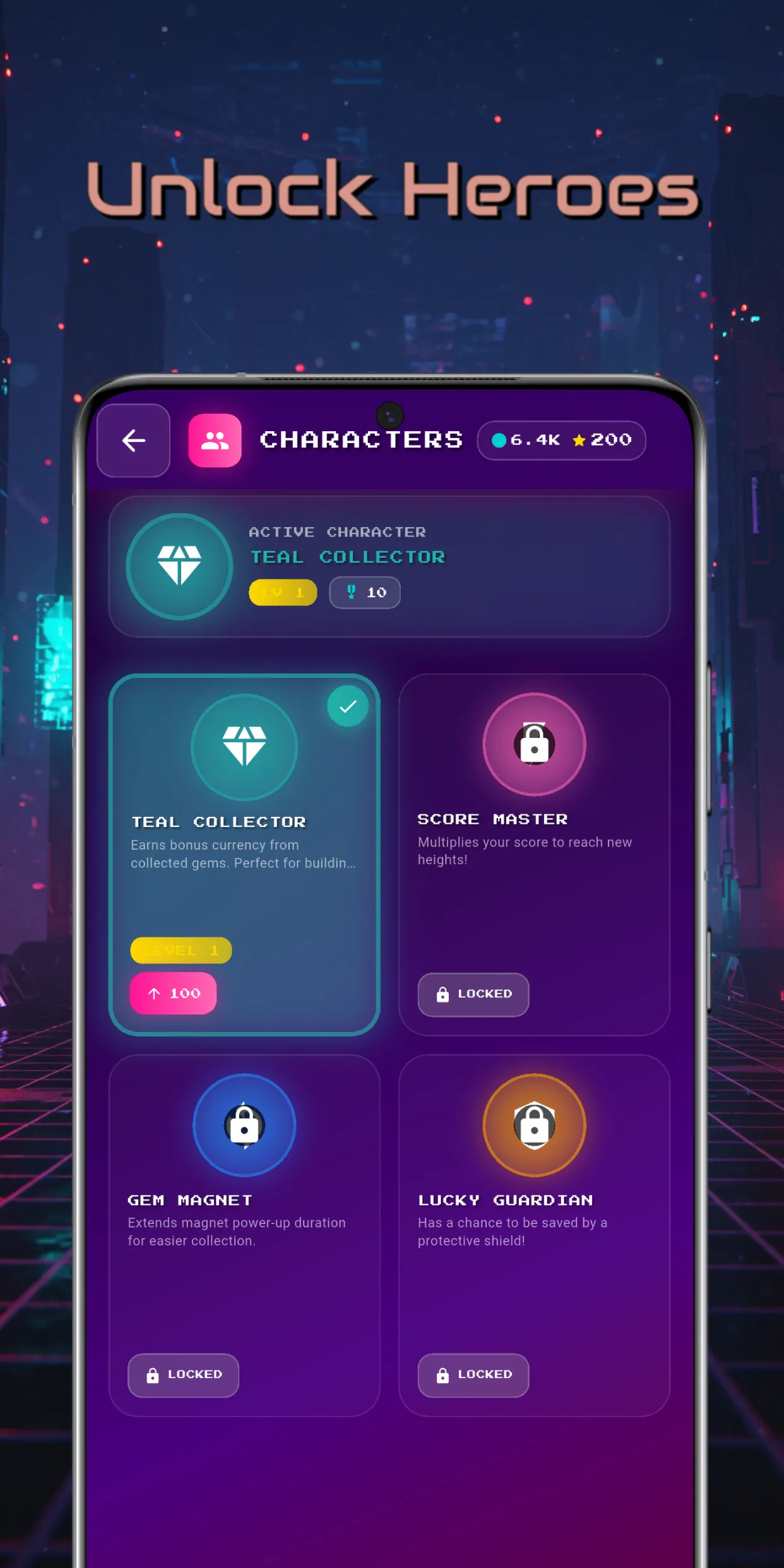Unlock Heroes