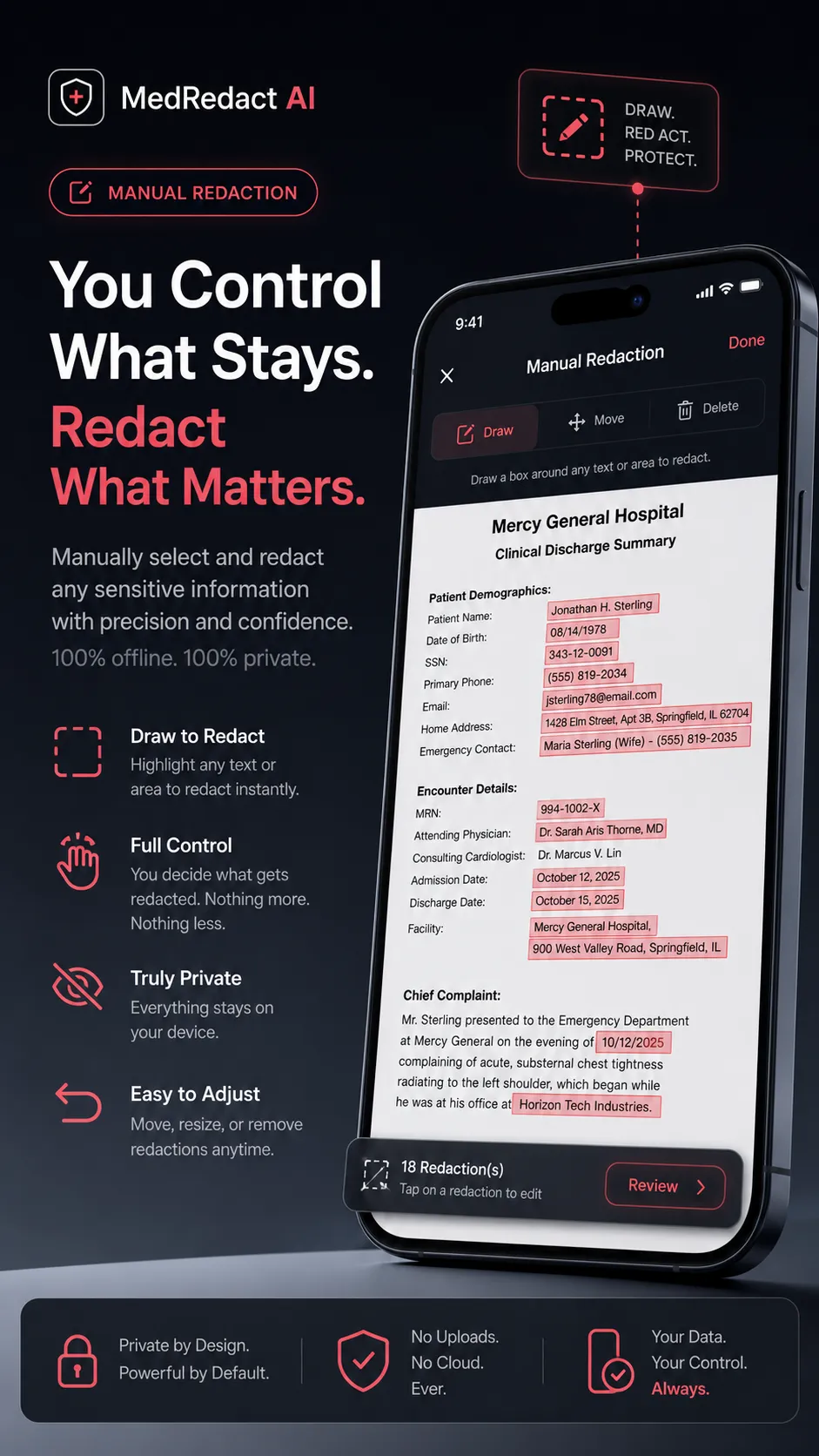 MedRedact manual review