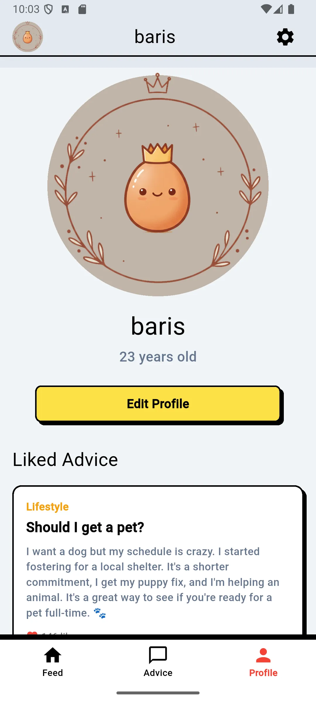 Advice Submit Form