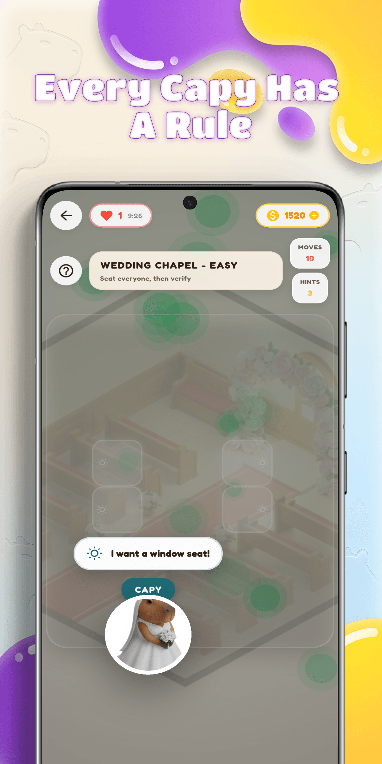 Picky Capys Smart Hint System