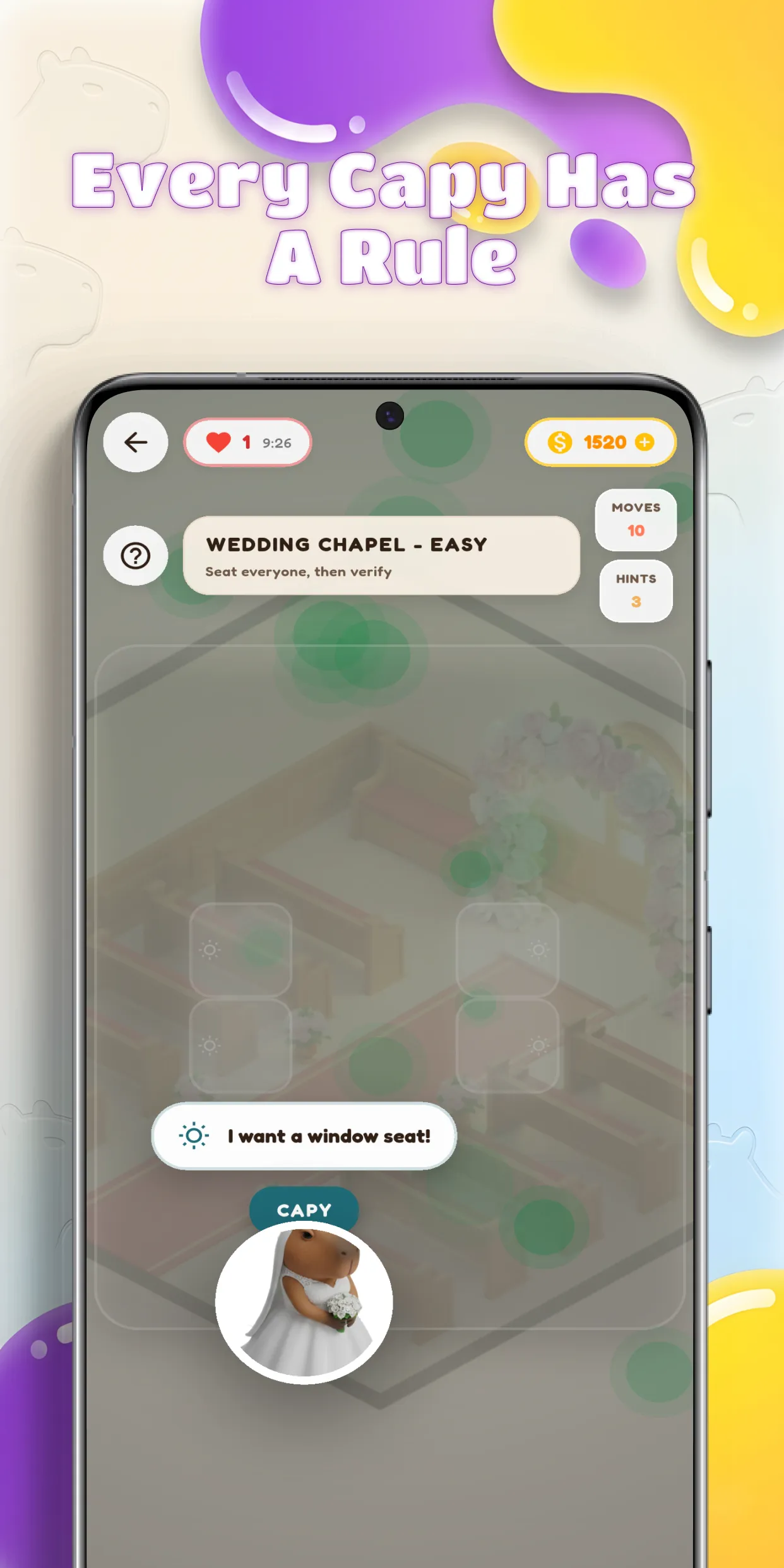 Picky Capys Smart Hint System